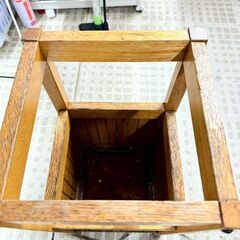 カリモク 傘立て レトロ 高級家具の画像