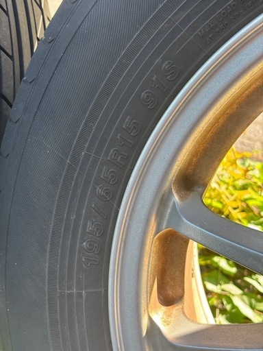 195/65R15 ホイール付き　夏タイヤ4本セット