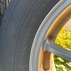 195/65R15 ホイール付き　夏タイヤ4本セットの画像