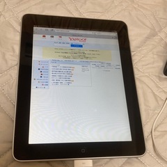 0円　古い古いジャンクなiPad 充電ケーブルなしの画像
