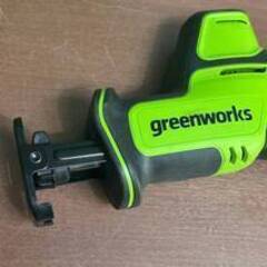 K 未使用 greenworks 24V充電式セーバーソー PA231 レシプロソー 電動工具 ※バッテリー無 30623K10の画像