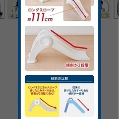折りたたみ　すべり台の画像