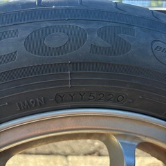 195/65R15 ホイール付き　夏タイヤ4本セットの画像