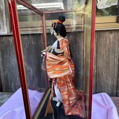 昭和初期　日本人形の画像