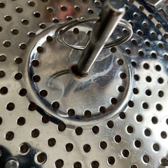 ベジライブ ステンレス製フリーサイズ万能蒸し器 の画像
