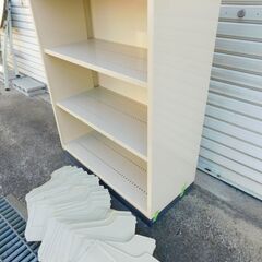 【JM720】YUYAMA 湯山製作所 カルテ 処方箋キャビネット オープン書庫 スチール棚 書類整理の画像