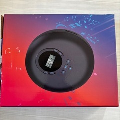 ポータブルCDプレーヤー ブラック ウォークマン LCDディスプレイ コンパクト 操作簡単 語学学習 音楽 日本語説明書の画像