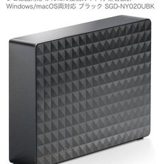 SEAGATE 外付けHDD 2TBの画像