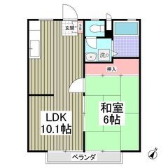 💕初期費用分割相談可、一人暮らしカップルにおすすめ１LDKのお部...
