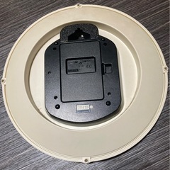 【お話中】カシオ　掛け時計　丸型　電波時計　CASIO radio wave wall clock 　IQ-COM02の画像