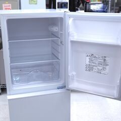 冷蔵庫　106L　2ドア　ニトリ　NTR-106WH　リユース品　価格　21,800円の画像