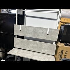 札幌限定配送/お引き取り可◆家具◆LOWYA◆突っ張りラック/棚/壁面ラック◆デンション80◆W80 D11 H200-260の画像