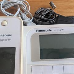 【動作確認済】パナソニック固定電話機 VE-GD10-W 子機付き ホワイトの画像