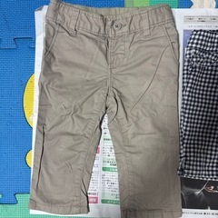 子どもハーフパンツ2点　80サイズの画像