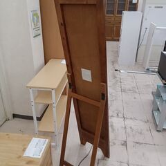 リユースのサカイ栃木店★ジモティ割あり★  ミラー ブラウン W35×D42×H150 クリーニング済み TC10354の画像