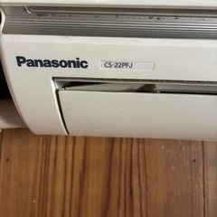  Panasonic ルームエアコン CS-22PFJ-W（2013年製）の画像