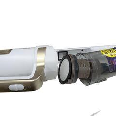 【売ります】アイリスオーヤマ　サイクロンスティッククリーナー　掃除機　SCA−110−W　2023年製の画像