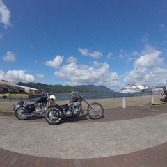 バイク　ツーリング　アメリカン　ハーレー　SR キャブ　(関西 ...