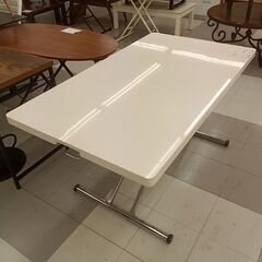 ★リユースのサカイ千葉中央店★期間限定割引有  昇降テーブル  H32×D75×W130 クリーニング済み TC4325の画像