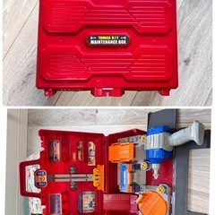トミカタウンその他トミカ収納おもちゃセット本の画像