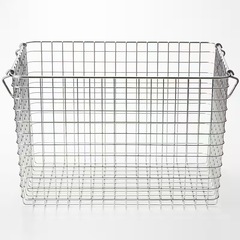 【無印良品 ステンレスワイヤーバスケット５】2個セットの画像