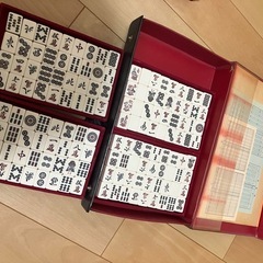麻雀牌　点数棒付の画像