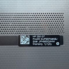 HP250G7　NotebookPCの画像