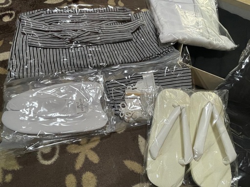 【取引完了】ジュニア115cmサイズ 男児用和装セット(紋無し/黒)