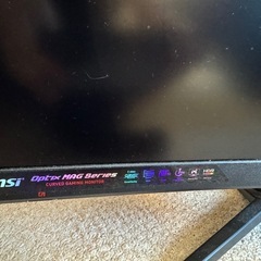ゲーミングモニター msiジャンク品の画像