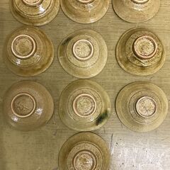 黄瀬戸 ぐい呑 岩月竹光  ぐい呑 10点の画像