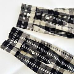 【極美品 / ジムフレックス】ビエラ起毛 チェックシャツ 長袖 J-0872の画像