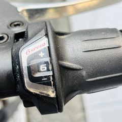 26インチ 自転車 クロスバイク 6段変速の画像