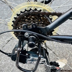26インチ 自転車 クロスバイク 6段変速の画像