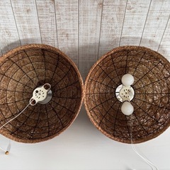 ニトリ　天井照明　2個セット　現状品　イメージ付き取引中の画像