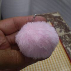 もふもふ　キーホルダーの画像