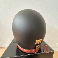 500-TX ジェットヘルメット ブラック/ブラウン　サイズ:S/Mの画像