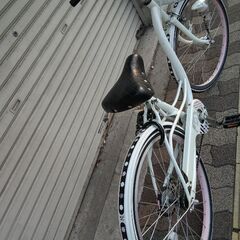 GlRLS LABO[ガールズラボ]22吋 子供自転車(女子向き) 変速なし/LEDオート/ホワイトの画像