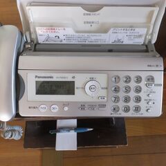 パナソニックFAX電話　親機KX-PW506-S　中古品①の画像