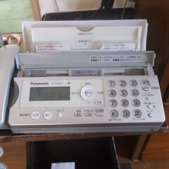 パナソニックFAX電話　親機KX-PW506-S　中古品①の画像