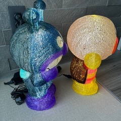 光るアンパンマンとバイキンマンビックLEDイルミネーションの画像