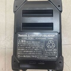 makita バッテリー BL4040F 40V 4.0Ah (D6473rrayYM)の画像