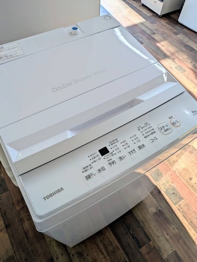TOSHIBA 縦型全自動洗濯機 6.0kg AW-6GA2 ホワイト