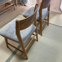 unico SIGNE ダイニングテーブルセット 取りに来ていただける方限定。解体作業も必要であればお願いします。の画像