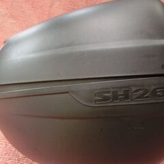 ● SHAD 社リアボックス トップケース キー・土台ﾍﾞｰｽ付きBOX中古●の画像