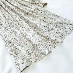 【極美品 / dazzlin】ラインアート リブワンピース 上品 きれいめの画像