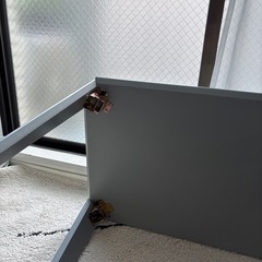 ローテーブル グレー 折りたたみ式 一人暮らし用の画像