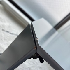 ローテーブル グレー 折りたたみ式 一人暮らし用の画像