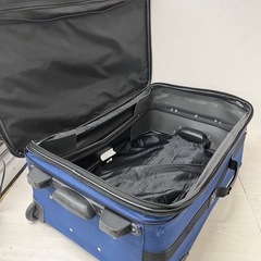 【中古品】AMERICAN TOURISTER 大型 キャリーバッグ キャリーケース 旅行カバン バッグ ブルーの画像