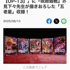 ワンピースカード【受け継がれる意志】の画像