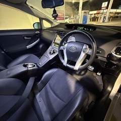 プリウス後期　サンルーフ　パイオニア9インチナビ 車検8月末の画像